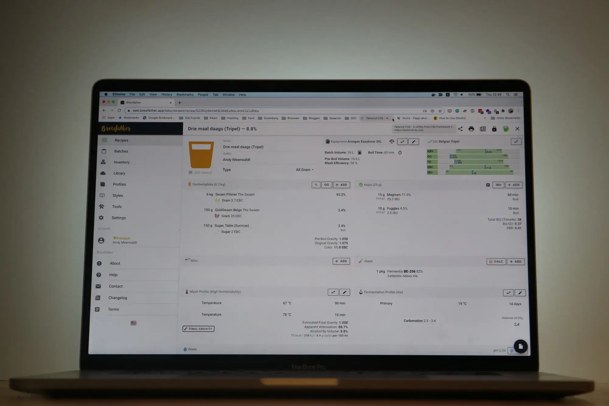 Discover the reasons why you should use brewing software like brewfather